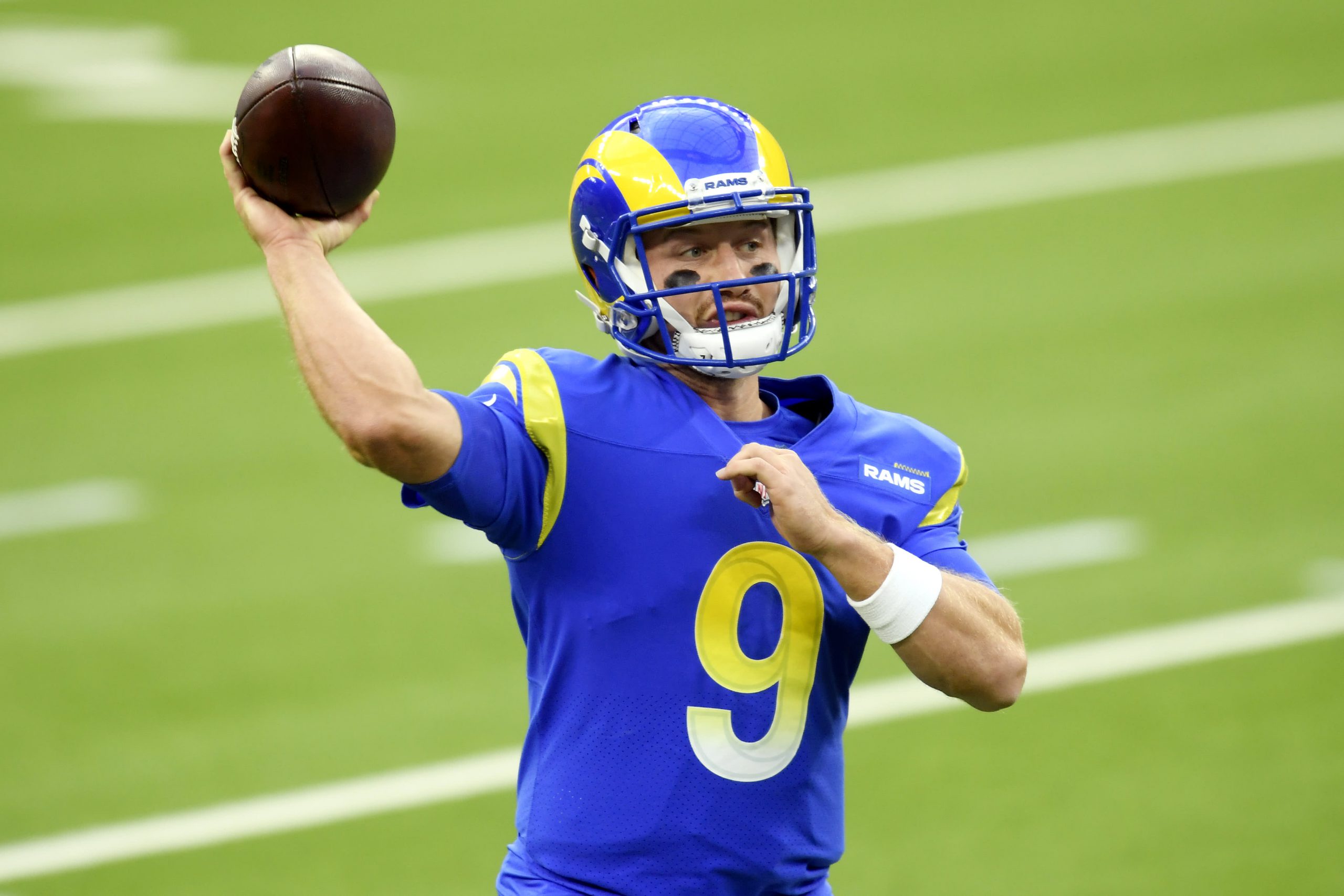 Rams quarterback John Wolford put a finance career on hold to pursue