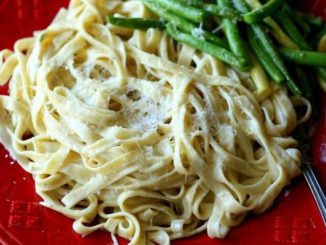 Lemon-Pepper Fettucine Alfredo