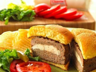 Chavrie Stuffed Turkey Burgers
