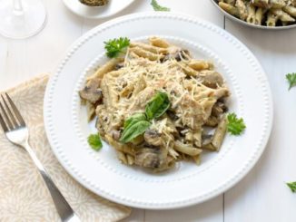 Penne Pasta With Chicken And Mushrooms