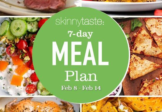 7 Day Healthy Meal Plan (Feb 8-14)