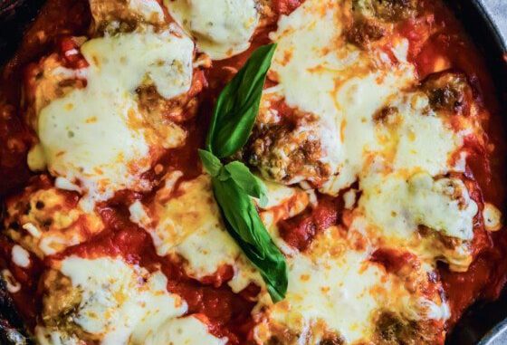 Skillet Chicken Parmesan