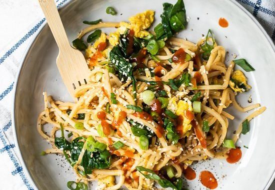 Hearts of Palm Noodle Peanut Stir Fry