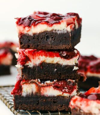 Cherry Cheesecake Brownies