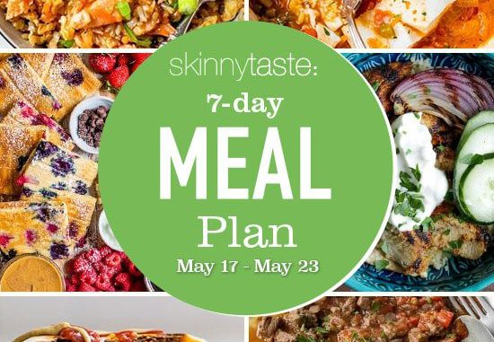 7 Day Healthy Meal Plan (May 17-23)