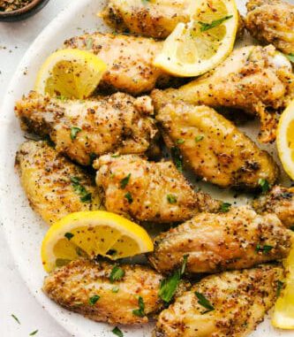 Lemon Pepper Chicken Wings