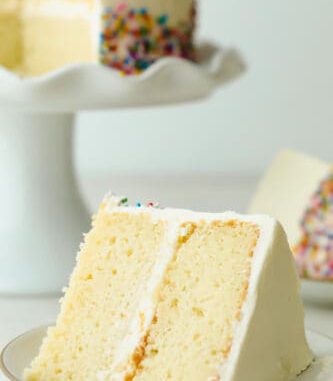 The Absolute Best White Cake