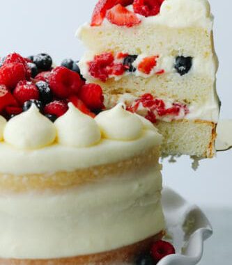 Chantilly Berry Cake