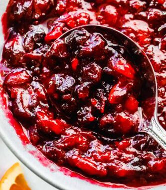 The Easiest Cranberry Sauce