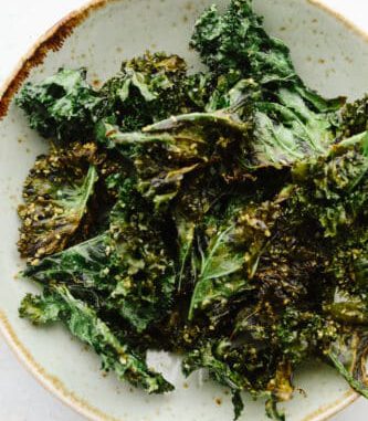 Air Fryer Parmesan Kale Chips