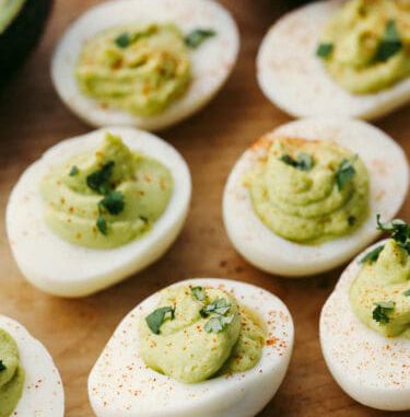 Avocado Deviled Eggs