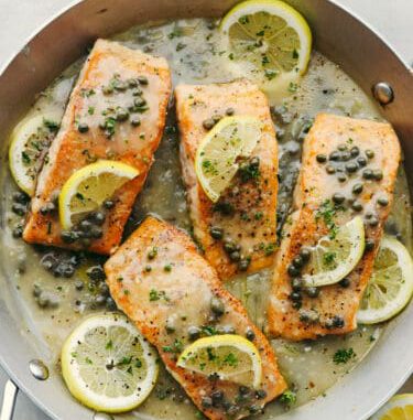 Salmon Piccata