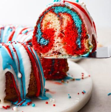 Firework Bundt Cake